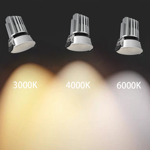 <span class=keywords><strong>Spot</strong></span> <span class=keywords><strong>LED</strong></span> encastré moderne ultra profond 53 mm anti-éblouissement sans cadre 3 CCT avec lentille optique professionnelle pour salon et maison - Product Image 4