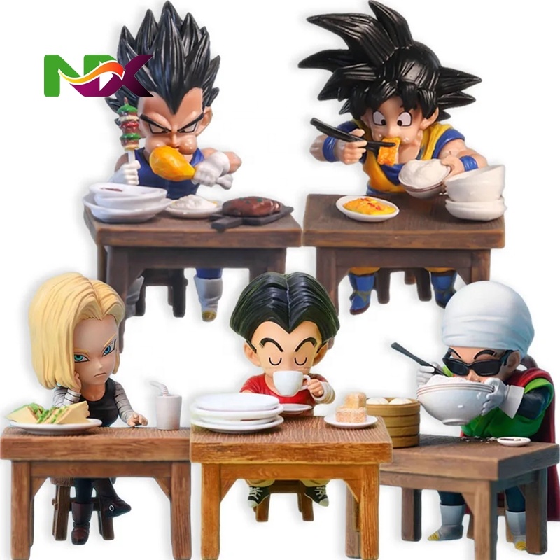 Dragoned Ball Z Vegeta Figure Son Goku Eating 8cm Pvc Action