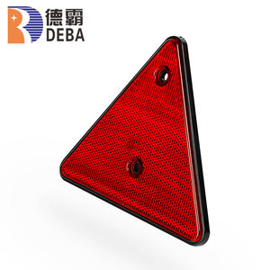 Nouveau haute visibilité <span class=keywords><strong>triangulaire</strong></span> rétro réfléchissant voiture <span class=keywords><strong>remorque</strong></span> accessoire de sécurité matériau Anti-Corrosion-PMMA pour tracteur véhicule - Product Image 5
