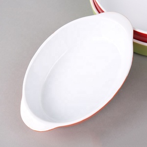 Restaurant Dîner En Céramique De <span class=keywords><strong>Couleur</strong></span> Ovale Forme Nouilles <span class=keywords><strong>Assiette</strong></span> <span class=keywords><strong>Creuse</strong></span> - Product Image 4