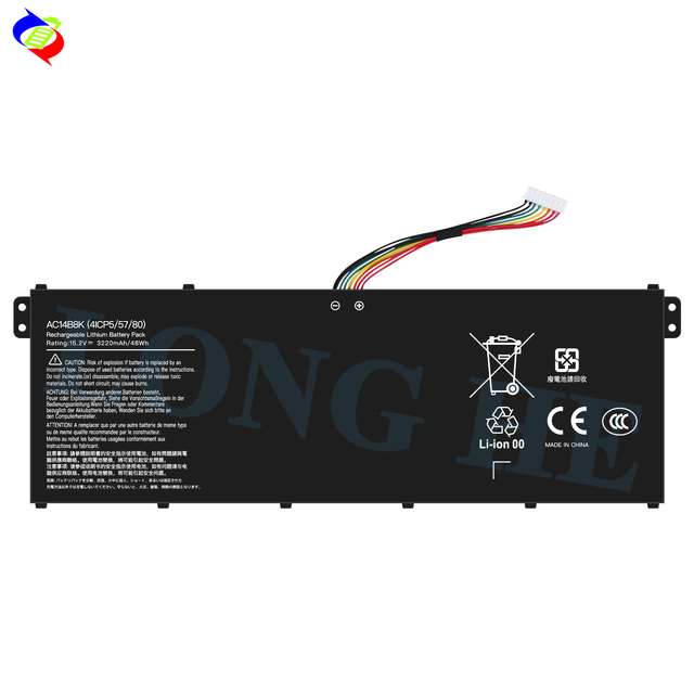 High Quality for AC14B8K Laptop Battery for Acer E5 ES1-111 531 B115 V3-371 N15W8 AC14B8K Laptop Battery in Stock