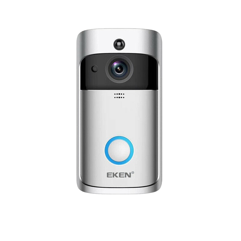 Официальный Оригинальный умный дверной звонок Eken V5 с визуальной записью, двухсторонним звуком, HD 720P, беспроводной, Wi-Fi, ночное видение, домофон, камера