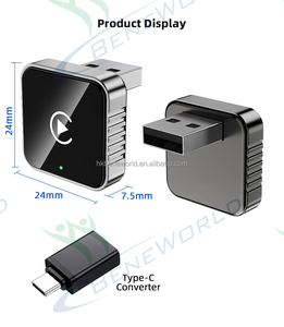 Adaptador Inalámbrico Carplay Plug and Play de Venta Caliente, Adaptador de Cable a Inalámbrico con Puerto USB-A Tipo-C para Autos - Product Image 6