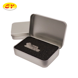 Bluk Kaleng Logam Berengsel Kecil Persegi Panjang Grosir - Product Image 1