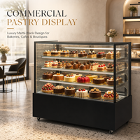 Vitrine réfrigérée intégrée sur mesure pour gâteaux à la mousse 2-8 ° C