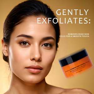 Gommage Éclat au Curcuma 200g OEM Marque Privée Cica Sel Marin Hydratant Vegan Spa Radiant - Product Image 4