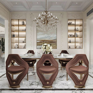 Tables de <span class=keywords><strong>salle</strong></span> <span class=keywords><strong>à</strong></span> <span class=keywords><strong>manger</strong></span> au design exclusif en marbre Mobilier de <span class=keywords><strong>salle</strong></span> <span class=keywords><strong>à</strong></span> <span class=keywords><strong>manger</strong></span> en métal doré Table <span class=keywords><strong>à</strong></span> <span class=keywords><strong>manger</strong></span> de luxe fabriquée <span class=keywords><strong>à</strong></span> la main <span class=keywords><strong>Ensemble</strong></span> 10 sièges 12 - Product Image 3