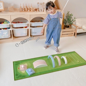 Ensemble de jeu de <span class=keywords><strong>mini</strong></span> jeu de <span class=keywords><strong>golf</strong></span> en bois pour enfants pour le jeu intérieur et extérieur - Product Image 3