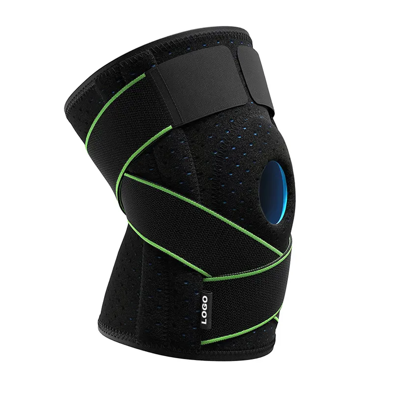 Wholesale Sports Knee sleeve silicone cool climbing basketball outdoor equipment Brace Knee Support