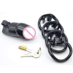 Gabbia della serratura del cazzo dell'uomo dei giocattoli del sesso online all'ingrosso maschio del dispositivo di castità - Product Image 2