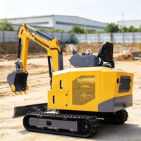 Mini-excavatrice sur chenilles de 3,5 tonnes et 2 tonnes avec moteur Kubota EPA Euro 5, machine compacte pour la construction agricole, livraison gratuite