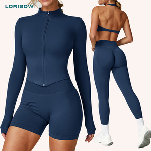 Vêtements de sport personnalisés en gros pour femmes : Leggings, hauts, tenues de yoga, soutiens-gorge de sport, shorts et ensembles de <span class=keywords><strong>fitness</strong></span> pour femmes - Product Image 1