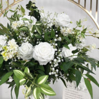 Boule de fleurs en soie de haute qualité de 50 cm, centre de table de luxe, boule de fleurs jaune, centre de table en fleurs artificielles pour la décoration de mariage