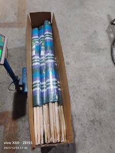 6 cột gỗ bãi biển cắm trại Màn hình Gió 5 phần ngoài trời Vườn bãi biển Kỳ nghỉ Cắm Trại nghỉ gió - Product Image 3