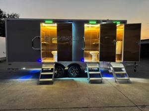 Toilettes de camping portables Cogsun à chasse d'eau sèche, blocs de toilettes portables, urinoirs publics portables - Product Image 2