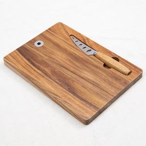 Tabla de Quesos y Charcutería de Madera de Acacia Ecológica Personalizada al por Mayor, Tabla de Cortar y Servir con Juego de Cuchillos, Solo Lavado a Mano - Product Image 5