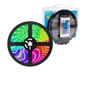 2025 mới hengyu 12V IR kiểm soát trang trí trong nhà 5m không thấm nước SMD 2835/5050 <span class=keywords><strong>LED</strong></span> Strip Lights - Product Image 1