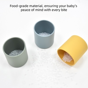 Venta al por Mayor de Botellas de Agua Plegables Reutilizables de Silicona de Grado Alimenticio, Portátiles, para Viajes, Alimentación de Bebés, Snacks, <span class=keywords><strong>Leche</strong></span> - Product Image 2