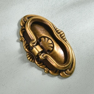 Poignées de porte et de tiroir de style chinois, européen, américain, en bronze antique, durables, pour armoire de cuisine et commode - Product Image 1