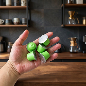 Capsules de matcha pour soulager le stress, compatibles avec les machines Nespresso, riches en L-théanine, thé vert biologique sain, OEM - Product Image 1