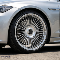 Jantes forgées sur mesure en 3 parties à rayons multiples 19 20 21 22 23 24 25 pouces 5x120 5x114.3 5x112 pour Ferrari Lamborghini Rolls-Royce