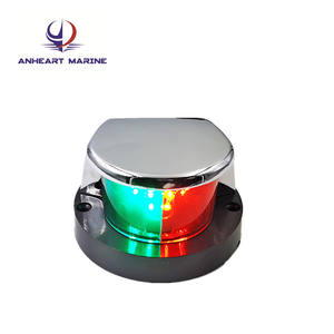 Feux de navigation LED marins 12VDC, capuchons en alliage de zinc, feux de signalisation et indicateurs, feux de proue, fournitures de navigation marine pour yacht - Product Image 1