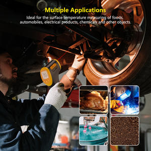 Pistol suhu Digital dengan Alarm suhu tinggi/rendah untuk kompor Pizza 12:1 INK-IFT04 termometer Laser industri non-kontak - Product Image 5
