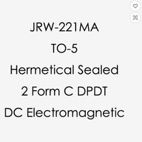 Relais électromagnétique miniature DPDT hermétique JRC-25M TO-5 pour la commande d'automatisation aérospatiale