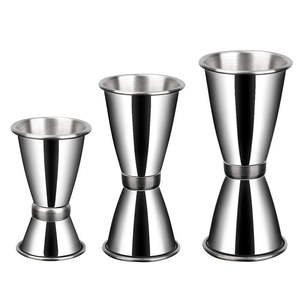 أدوات بار المطبخ عالية الجودة، كوب قياس مزدوج من الفولاذ المقاوم للصدأ مخصص للبار - Product Image 2