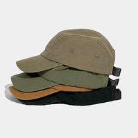 Casquettes Snapback 5 Panneaux en Toile Légères et Confortables à Bord Plat, Personnalisables, de Haute Qualité, pour Sports de Plein Air et Activités de Camping