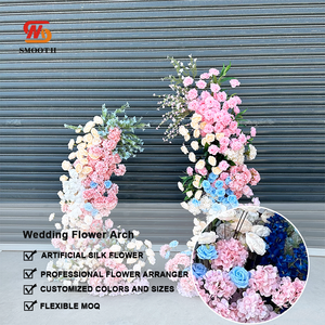 LEDA, Decoración y Suministros para Eventos, Arco de Flores Artificiales Hecho a Mano, Suave, para Bodas - Product Image 3