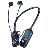 Écouteurs sans fil intra-auriculaires K23Plus anti-perte avec indicateur LED, micro TWS, pour le sport et le streaming en direct, tour de cou