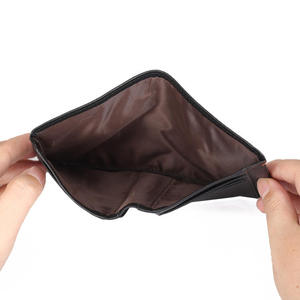 Portefeuille court pour homme AndoBag, super doux, en cuir de vache véritable vintage, fait main, fin, vertical, mini porte-monnaie, porte-cartes - Product Image 4