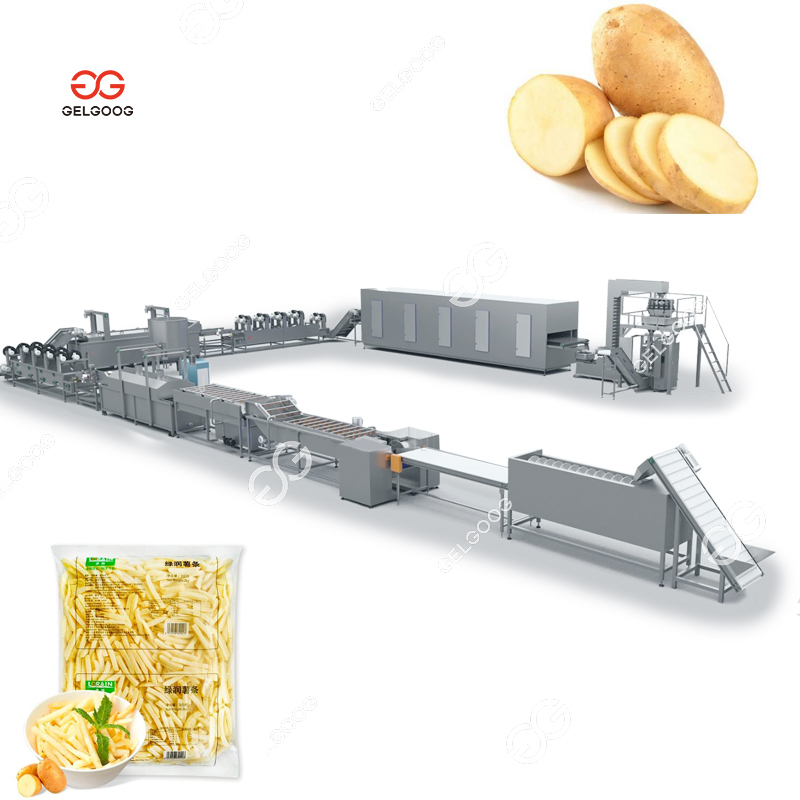 Automatic Frozen French Fries Iqf Production