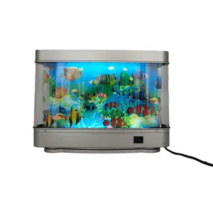 Modern shape Seabed World Lamp Lighting Move Decorative Seabed Fish Lamp