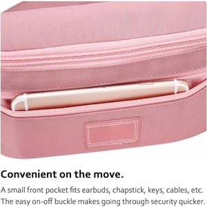 Bolsa de Cintura Cruzada de Nailon Impermeable para Mujer, con Diseño de Caja, Compatible con Celulares, Ideal para Deportes al Aire Libre - Product Image 4