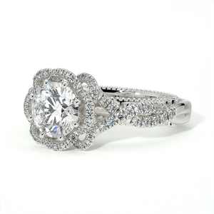 Anillo de Diamante de Corte Brillante Redondo de Moda para Mujer, Oro Sólido de 18K, Certificado IGI, Joyería de Lujo para Compromiso y Boda - Product Image 3