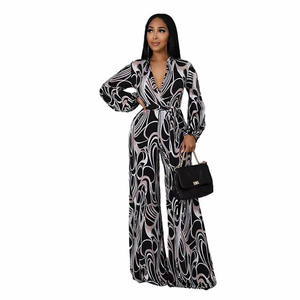 2023 nuovo stile europa e disposizione americana le donne eleganti vestono la <span class=keywords><strong>tuta</strong></span> di moda più il commercio all'ingrosso aderente della ragazza di formato - Product Image 6