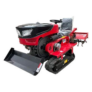 Big discount for Small Farm Machinery Crawler Cultivators Mini Garden Tractors With Rotary Cultivator