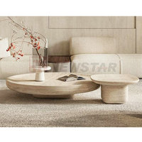 Table basse ovale en marbre vert massif, table basse moderne en marbre vert onyx