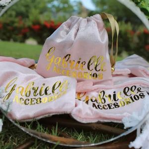 Low MOQ Flannel Velvet <b>Drawstring</b> <b>Pouch</b> Customized Luxury Velvet Gift <b>Pouch</b> Perfume Jewelry Packing <b>Pouch</b> With Logo Primting - Product Image 2