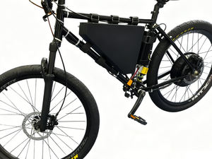 Bicicleta Eléctrica Black King Kong, 36V-72V, 20Ah-40Ah, 1500W-8000W, Cuadro de Acero Cromado Personalizado, 18 Velocidades, 29 Pulgadas, Motor Central, Eléctrica Urbana - Product Image 2