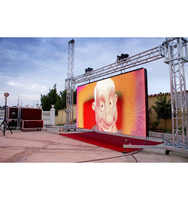 TOPvision P3.91 P4.81 Mur vidéo LED transparent pour fête et mariage, piste de danse LED