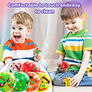 Novedad transfronteriza de Navidad: Pelota antiestrés de burbujas, juguete blando de uva, pelota de goma termoplástica suave para descompresión - Product Image 4