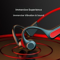 Écouteurs à conduction osseuse sans fil – Conception non intra-auriculaire, étanchéité IPX5, commande vocale pour la course à pied