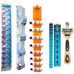 Buen Precio Tiras de clip de plástico Mercancía colgante Tiras de clip de exhibición con ganchos S - Product Image 2