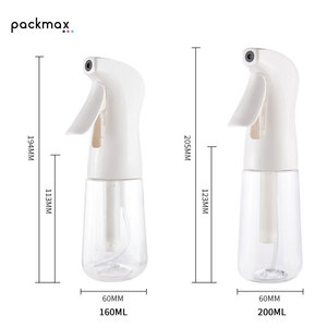 Refillable 200ml 300ml Fine <b>Mist</b> Continuous Spray PET <b>Bottle</b> for Home Cleaning Salon & Hair Treatment - Product Image 1