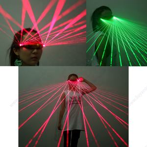 Beam <span class=keywords><strong>Party</strong></span> Stage Dj Dancer Luminous Costume Show Laserman Light Dancing Club Performance Rojo Verde Púrpura Láser Led Gafas - Product Image 5