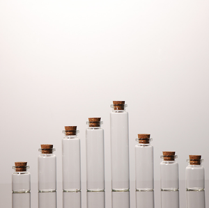 5Ml 7Ml 10Ml 12Ml Nhỏ Trong Suốt Lọ Thủy Tinh Với Nút Chai Mini Chum Đối Với Đảng Favours Wedding Trôi Mong Muốn Chai - Product Image 4