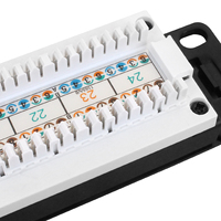Ropassor RPS-2043H8C5E CAT5E UTP 24 Port Pre Loaded RJ45 Patch Panel 19" Standar Dual IDC T568A/B Garansi 5 Tahun